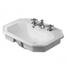 Duravit 1930 Раковина 58x47 см, 3 отв., цвет: белый. 0476580030