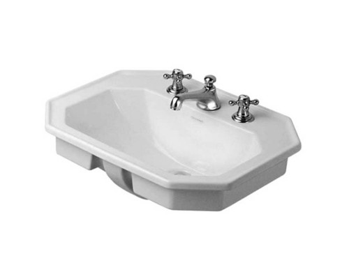 Duravit 1930 Раковина 58x47 см, 3 отв., цвет: белый. 0476580030