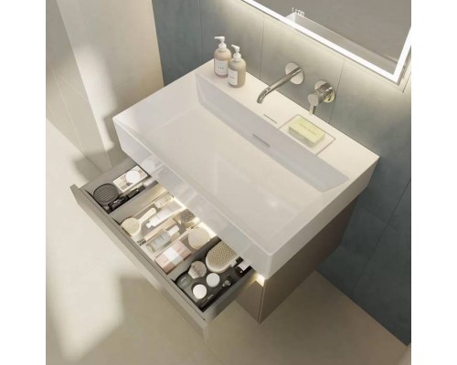 Kerama Marazzi Logica Тумба подвесная 67x46x40.3см., 2 ящика, цвет: песчаный. LOG.70.2\SAN Kerama Marazzi Logica Тумба подвесная 67x46x40.3см., 2 ящика, цвет: песчаный. LOG.70.2\SAN