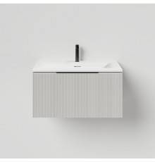 Salini Touch Тумба подвесная 60х50х32см., с раковиной, 1 ящик, верт. фрез., цвет: Сreamy. T600V1CON205