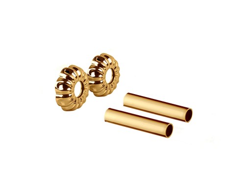 Комплект декоративных трубок SR Rubinetterieретро 70хD 18-20-1/2цвет золото 0497-1500D070