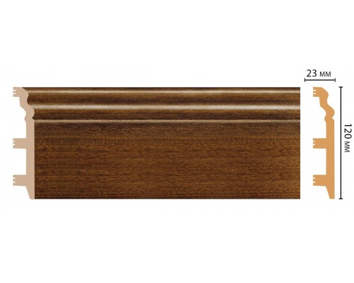 Плинтус напольный DECOMASTER D233-75 ШК/8 (120*23*2400мм) Плинтус напольный DECOMASTER D233-75 ШК/8 (120*23*2400мм)