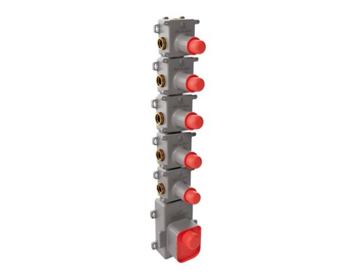 Fima Carlo Frattini Fimathermbox F2465 Внутренняя часть встраиваемого термостатического смесителя для душа, 5 источников. F2465 Fima Carlo Frattini Fimathermbox F2465 Внутренняя часть встраиваемого термостатического смесителя для душа, 5 источников. F2465
