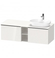 Duravit D-Neo Тумбочка подвесная 140х45.9x55см., раковина, 2 ящика, цвет: белый высокоглянцевый. 2372600070,  DE4950R2222