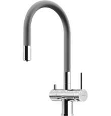 Смеситель для кухни Sancos Lucia SC4004CH с гибким изливом, хром