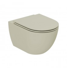 Azzurra Comoda Унитаз подвесной безободковый 51,5x36 см, c креплением, Easy Clean, 3L Water Saving, цвет: Salvia. CMVCSPE00000SA