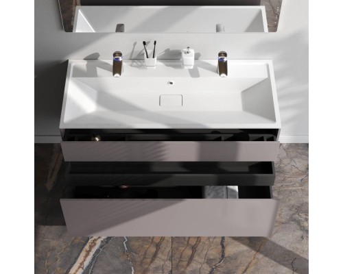 M50AFHX1203EGM База под раковину подвесная 120 см, 3 ящика, элегантный серый