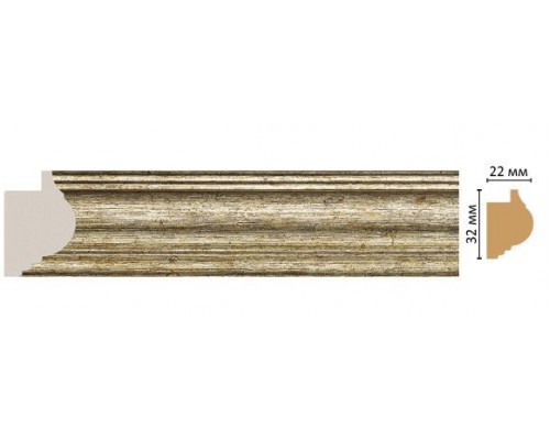 Багет DECOMASTER 651-176S (32*22*2900мм)