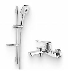 Душевой комплект Смеситель IDDIS Parker PARSB02i02WA глянцевый хром + Гарнитур Sena SEN3F70i16