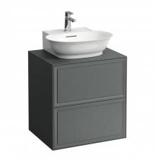 Laufen New Classic Тумба с раковиной, 57.5x45.5x60см, 2 ящика, подвесная, цвет: серый. 4.0600.4.085.627.1,  8.1685.2.000.104.1
