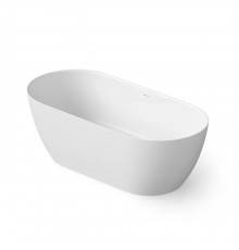 Dea Design Edge Ванна 150x75x57см., отдельностоящая, Solid Surface, цвет: White №18. DD8670 1500 18