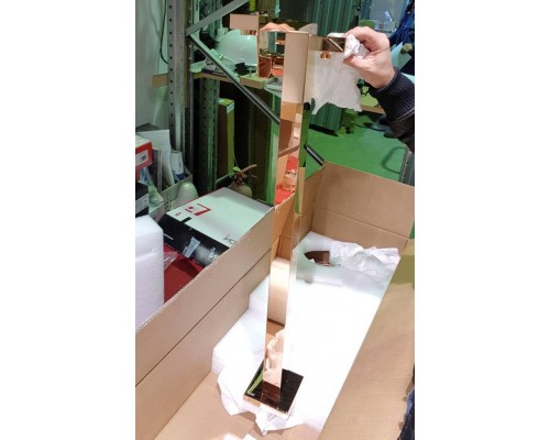 Bongio Line Смеситель напольный , излив 212 см, цвет розовое золото (уценен). 097440000,  67534OA0DPREU