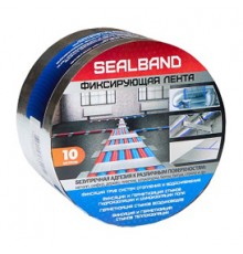 Фиксирующая лента, 100х10000мм, Sealband, цвет: алюминий