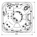 Jacuzzi J355 Минибассейн 214х214х94см, отдельноJacuzzi J355 Минибассейн 214х214х94см, отдельностоящий, панель Smoked Ebony, цвет акрила Midhight. ZC62ZY0EW40
