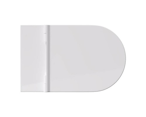 Alice Unica Унитаз 55х35см., подвесной, безободковый, с сиденьем и крышкой с микролифтом, с набором для крепления, цвет: белый глянцевый. 32240101SET