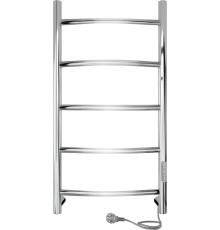 Полотенцесушитель электрический Indigo Arc Lux LCALE70-30Rt серебристый