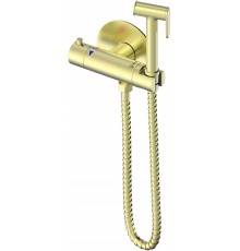 Гигиенический душ Wonzon   Woghand WW-88819902-BG со смесителем, С ВНУТРЕННЕЙ ЧАСТЬЮ, брашированное золото