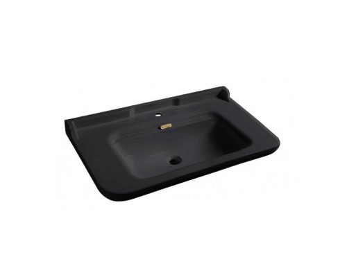 Kerasan Waldorf Раковина 100х55 см, 1 отв., керамическая, цвет: черный/золото. 811391oro,  4142K4 nero/cr *1