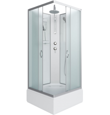 Душевая кабина Niagara Classic NG-1108-14BKT 90х90 см, без крыши, с тропическим душем
