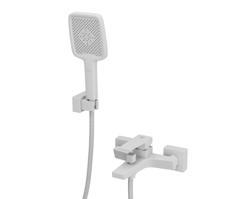 Смеситель для ванны с душем Rush Thira TR3635-44White матовый белый