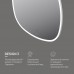 M8FMOX0801WGS Зеркало универсальное с контурной LED-подсветкой, ИК- сенсором, квадрат, 80 см