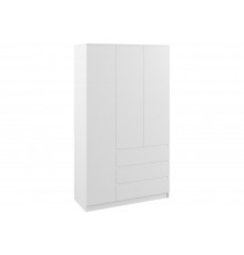 Шкаф для одежды Woodville Мадера ШМ 1200, 120x52x210 см белый