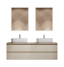Мебель для ванной комнаты Sancos Snob T 160, beige soft, столешница бежевая TT160A2X, раковина CN5043