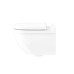 Duravit Starck 3 Унитаз подвесной безободковый, 540х360 мм, с сиденьем микролифт, цвет белый. 45270900A1 (2527090000+006389)