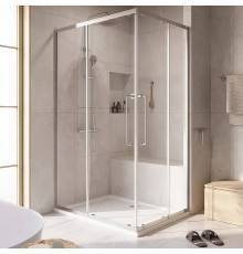 Душевой уголок Cezares Relax RELAX-304-AH-2-120/90-C-CR 120x90, профиль глянцевый хром