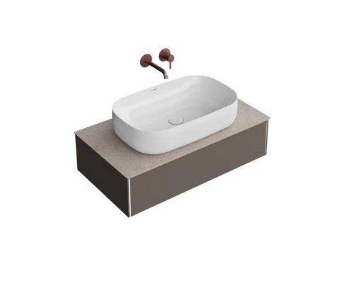 Kerama Marazzi Magica Тумба подвесная, 88.4х48.5х22см., 1 ящик, цвет: вечерний серый матовый. MA.90.1\EGR.M