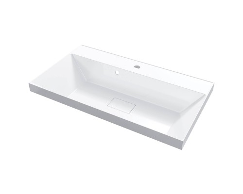 Мебельная раковина Uperwood Classic New 80, глянцевая белая