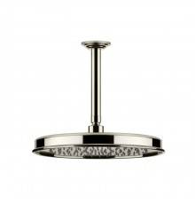 Gessi Venti20 Верхний душ Oslash;30см., с потолочным держателем 29.3см., цвет: Nickel PVD. 65153#720