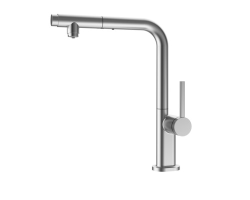 AQM9903BN Cucina Смеситель для кухни с выдвижным L-образным изливом, с подключением к фильтру с пи AQM9903BN