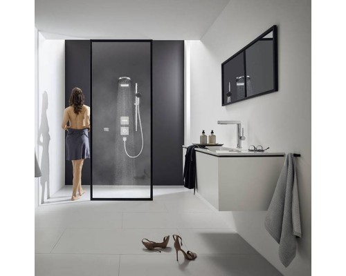 Hansgrohe Finoris Смеситель для раковины, 1 отв., с донным клапаном Push-Open, цвет: хром. 76063000 Hansgrohe Finoris Смеситель для раковины, 1 отв., с донным клапаном Push-Open, цвет: хром. 76063000