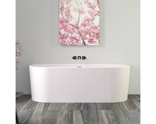 KNIEF Fresh Wall Ванна пристенная 180х80х60см, цвет: белый. 0100-091-06,  0100-231