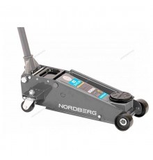 Домкрат подкатной с резиновой насадкой, быстрый подъем NORDBERG N32030G 3 т
