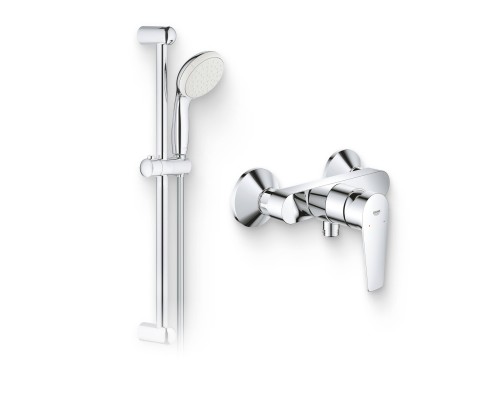 Душевой комплект Смеситель для душа Grohe BauEdge 23635001 + Гарнитур Tempesta New 27924001 Душевой комплект Смеситель для душа Grohe BauEdge 23635001 + Гарнитур Tempesta New 27924001