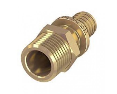 TECEspring AX, Соединение прямое с ниппелем 16 х 1/2, латунь