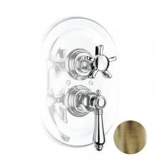 Nicolazzi Dames Anglaises Смеситель для душа, встраиваемый, 3/4rdquo; с запорным вентилем, цвет: бронза. 4909BZ18
