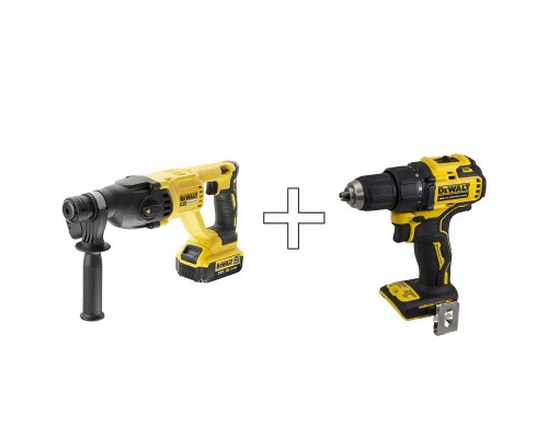 Перфоратор аккумуляторный DeWalt DCH133M1+ Шуруповерт аккумуляторный DeWalt DCD708N (без акк и з/у)