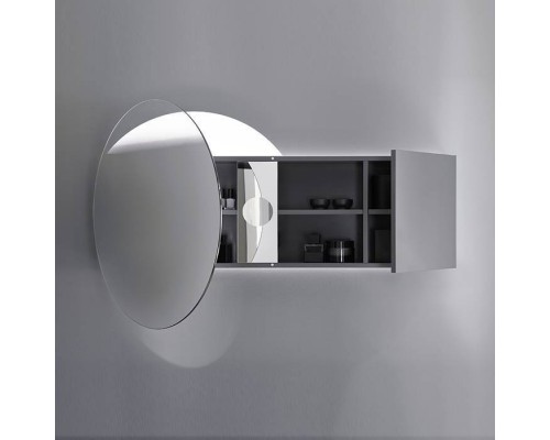 Burgbad Coco Зеркальный шкаф с подсветкой 120x70x17 см, цвет: серый. SPIK120 L F2841