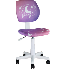 Компьютерное кресло Stool Group Лоло starry night, пластик белый