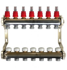 Группы коллекторные Коллекторный блок, 1x3/4EU отв.-7 GK 74107