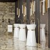 Oasis Plissegrave; Раковина 44x95 см, без отв., с донным клапаном и сифоном, цвет: золото/белый. 0PLSXXX09544003 (0PI440CEOR)