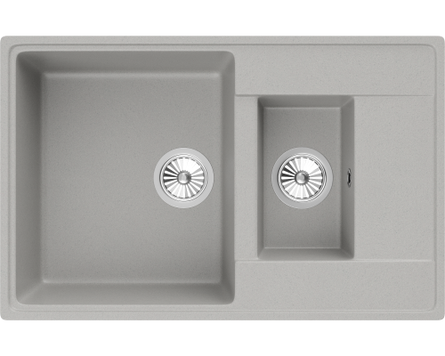 Мойка кухонная Domaci Солерно DP 780 1,5 K-04 платина