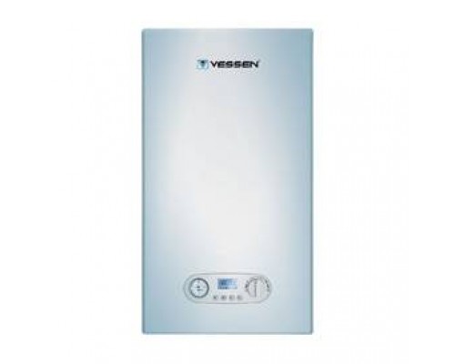 Настенный газовый двухконтурный котел VESSEN ECO 24 HM NG, мощностью 8,5-24 кВт, с закрытой камерой сгорания