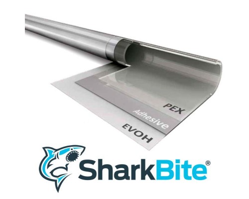 Труба из сшитого полиэтилена с антикислородным слоем SharkBite PEXa/EVOH 16х2,0 (бухта 100м.). S816S4EVR100FI Труба из сшитого полиэтилена с антикислородным слоем SharkBite PEXa/EVOH 16х2,0 (бухта 100м.). S816S4EVR100FI
