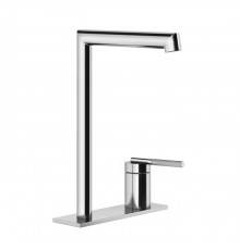 Gessi Ingranaggio Смеситель для раковины высокий с длинным изливом, с донным клапаном, цвет: хром. 63516#031