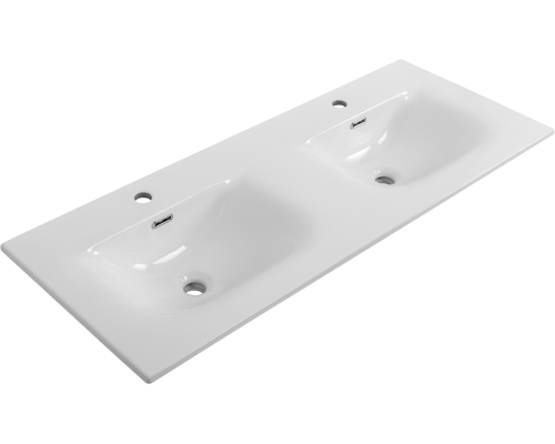 Мебельная раковина BelBagno BB-8099-120-2 глянцевая белая