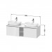 Duravit D-Neo Тумбочка подвесная 140х45.9x55см., раковина, 2 ящика, цвет: белый высокоглянцевый. 2372600070, DE4950R2222